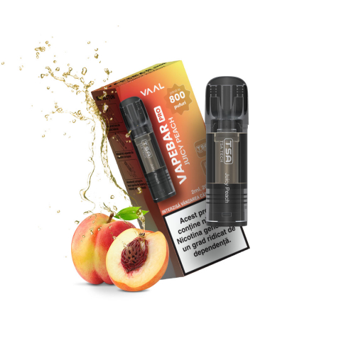 VAAL Vapebar Pro 800 Cartuse - VAAL Vapebar Pro 800, Cartus, 2% - Juicy Peach