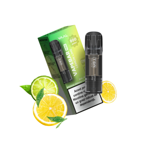 VAAL Vapebar Pro 800 Cartuse - VAAL Vapebar Pro 800, Cartus, 2% - Lemon Lime
