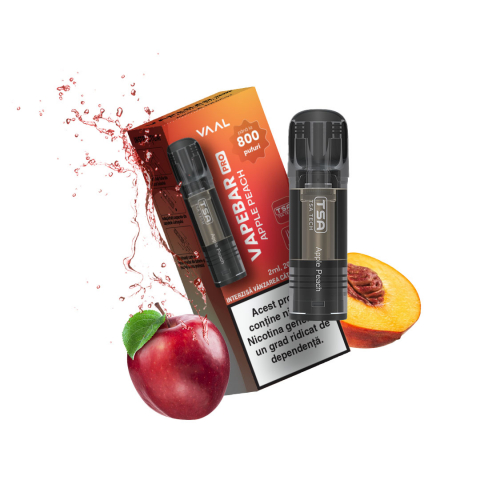 VAAL Vapebar Pro 800 Cartuse - VAAL Vapebar Pro 800, Cartus, 2% - Apple Peach