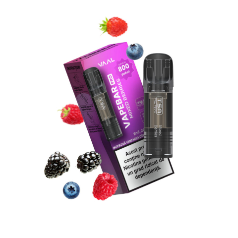 VAAL Vapebar Pro 800, Cartus, 2% - Mixed Berries