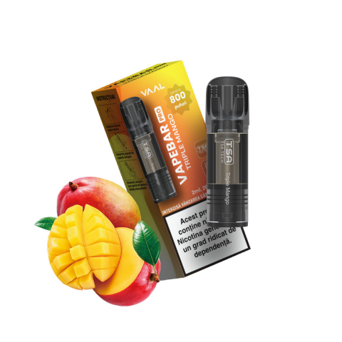 VAAL Vapebar Pro 800 Cartuse - VAAL Vapebar Pro 800, Cartus, 2% - Triple Mango