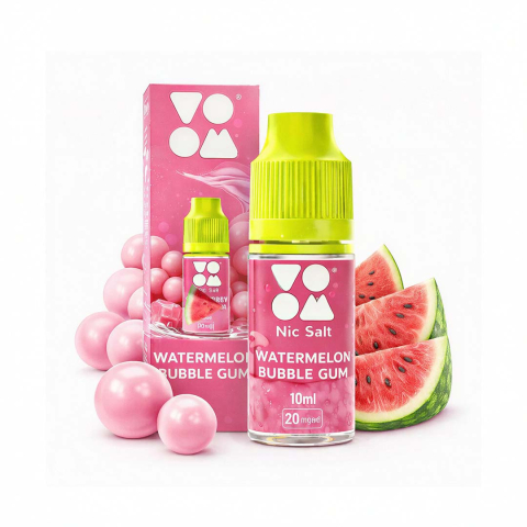 Lichide VOOM Salts - Lichid VOOM Salt - Watermelon Bubblegum, 20mg, 10ml