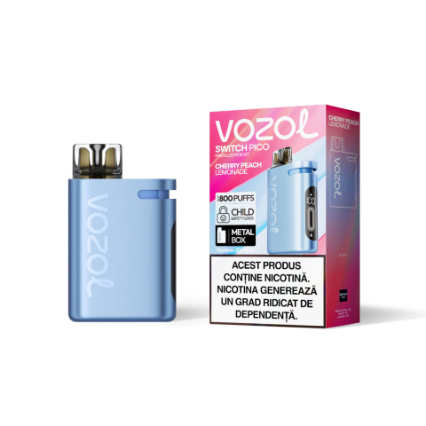 Vozol Switch Pico Kit-uri - VOZOL Switch Pico 800 Puff Kit, 2% - Cherry Peach Lemonade