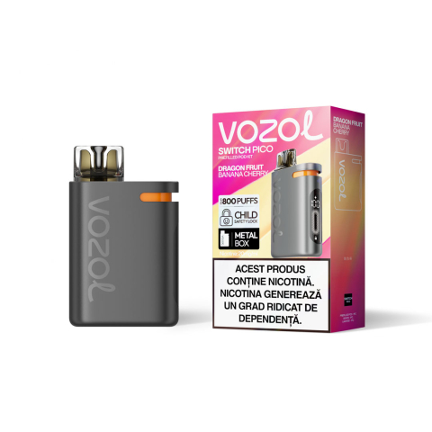 Vozol Switch Pico Kit-uri - VOZOL Switch Pico 800 Puff Kit, 2% - Dragon Fruit Banana Cherry