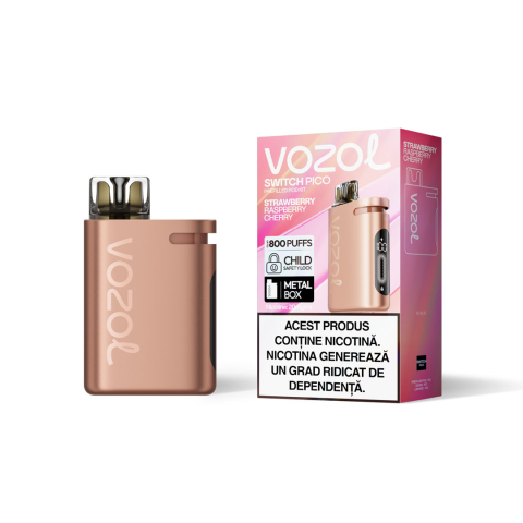 Vozol Switch Pico Kit-uri - VOZOL Switch Pico 800 Puff Kit, 2% - Strawberry Raspberry Cherry
