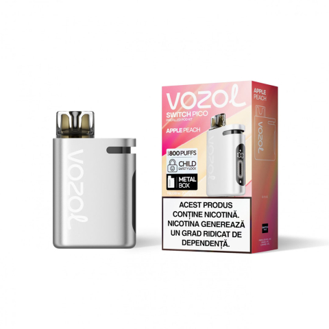 Vozol Switch Pico Kit-uri - VOZOL Switch Pico 800 Puff Kit, 2% - Apple Peach