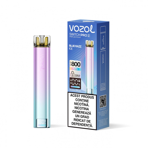 KIT/POD PREUMPLUT - VOZOL Switch Pro 2 Kit, 2% - Blue Razz Ice