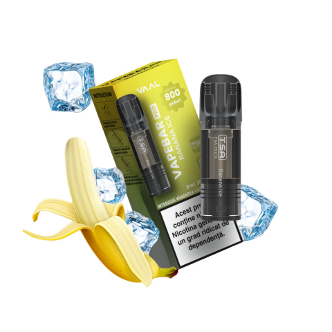 VAAL Vapebar Pro 800 Cartuse - VAAL Vapebar Pro 800, Cartus, 2% - Banana Ice