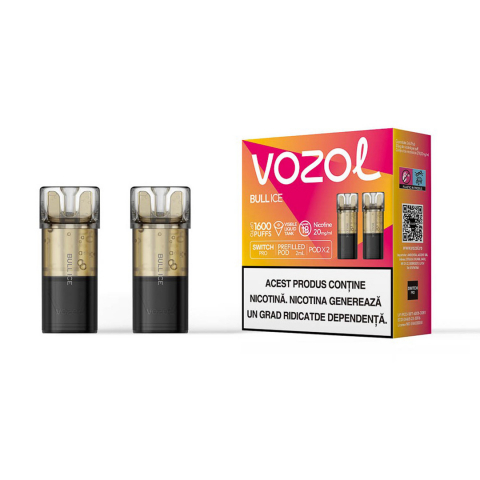 Vozol Switch Pro Cartuse - VOZOL Switch Pro 800, Cartuse Set 2, 2% - Bull Ice