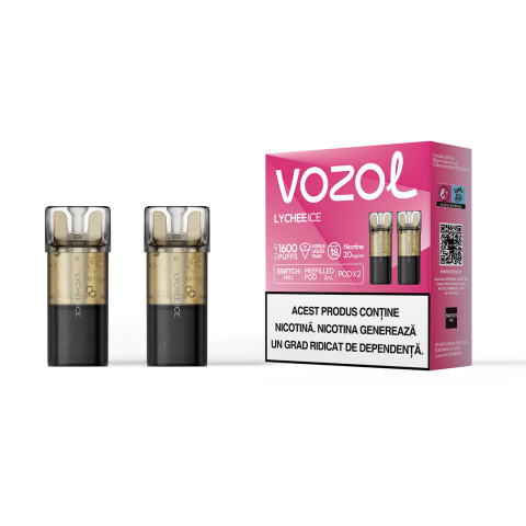Vozol Switch Pro Cartuse - VOZOL Switch Pro 800, Cartuse Set 2, 2% - Lychee Ice