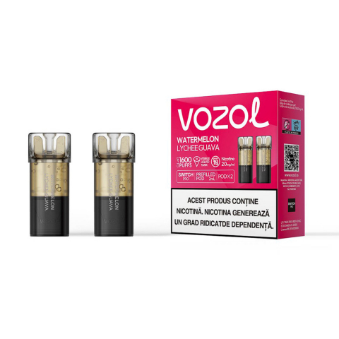 Vozol Switch Pro Cartuse - VOZOL Switch Pro 800, Cartuse Set 2, 2% - Watermelon Lychee Guava