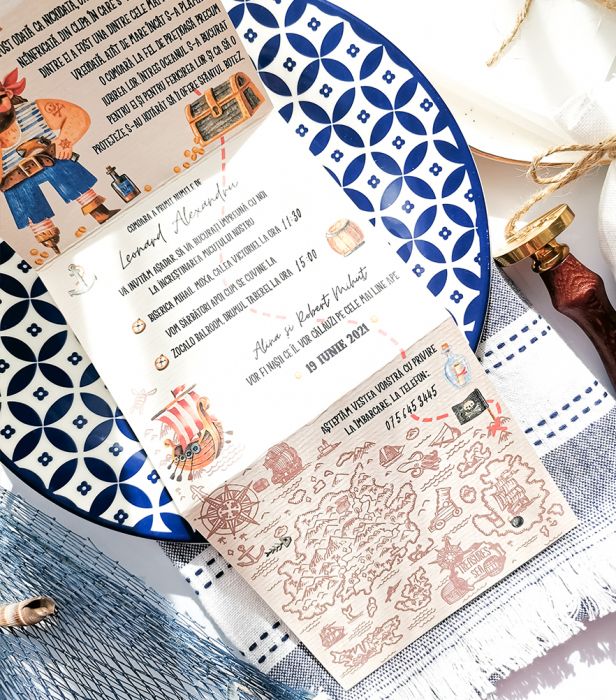 Invitatie de botez Harta Piratilor [5]