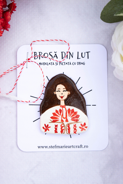 Brosa din lut Tarancuta satena [2]