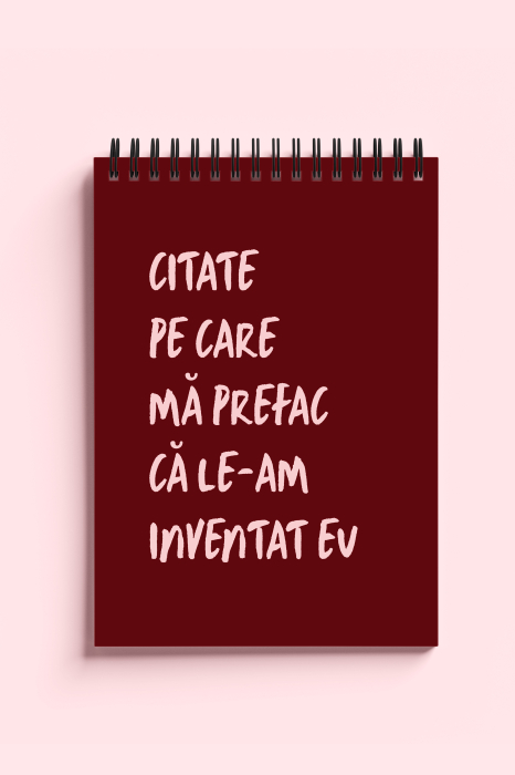 Carnet ironic - Citate pe care ma prefac ca le-am inventat eu [1]