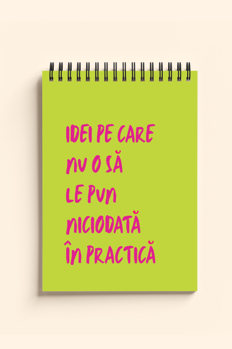 Carnet ironic - Idei pe care nu o sa le pun niciodata in practica [1]