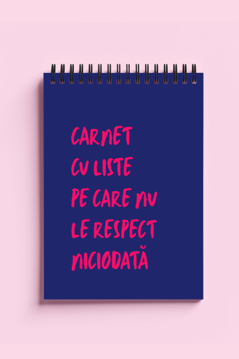 Carnet ironic - Carnet cu liste pe care nu le respect niciodata [1]