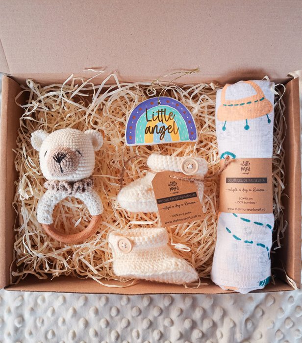 Cutie cadou nou nascut baietei - Ursulet [1]