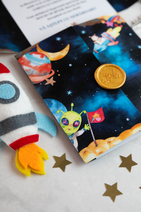Invitatie de botez Spaceship [5]