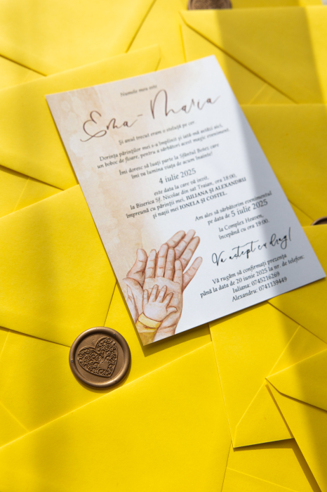 Invitatie de botez Pure love [3]