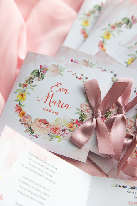 Invitatie de botez Gradina de flori [2]