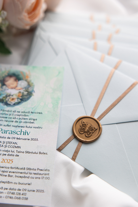 Invitatie de botez Baby dino [3]