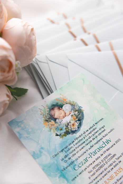 Invitatie de botez Baby dino [4]