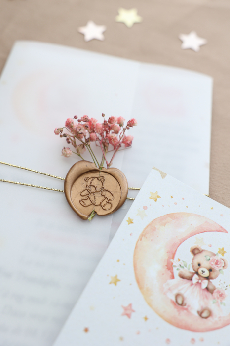 Invitatie de botez Ursulet pe luna [2]