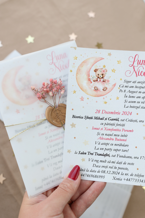Invitatie de botez Ursulet pe luna [4]