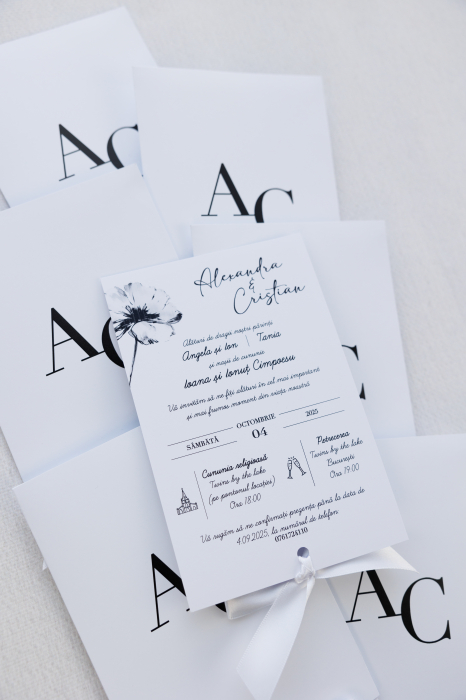 Invitatie de nunta Polaroid [4]