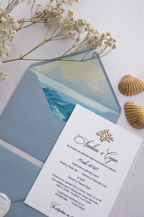 Invitatie de nunta Coral dream [5]
