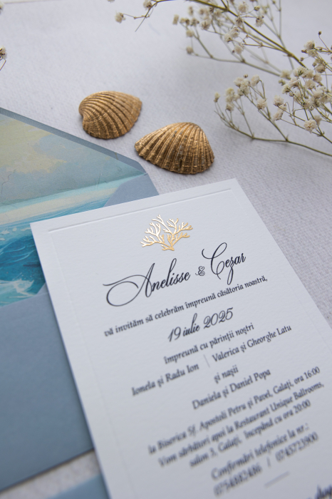 Invitatie de nunta Coral dream [2]