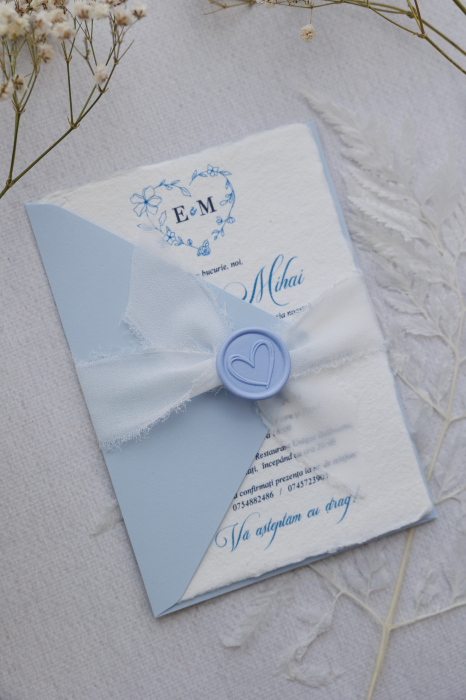 Invitatie de nunta Forever love [4]
