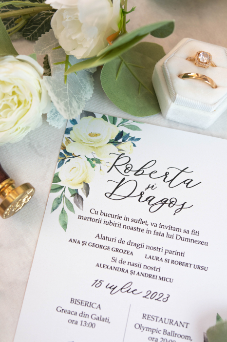 Invitatie de nunta Georgette [3]