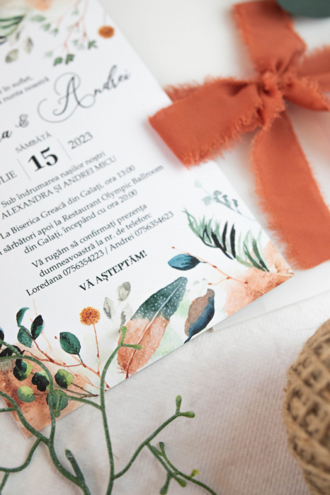 Invitatie de nunta Pocahontas [5]
