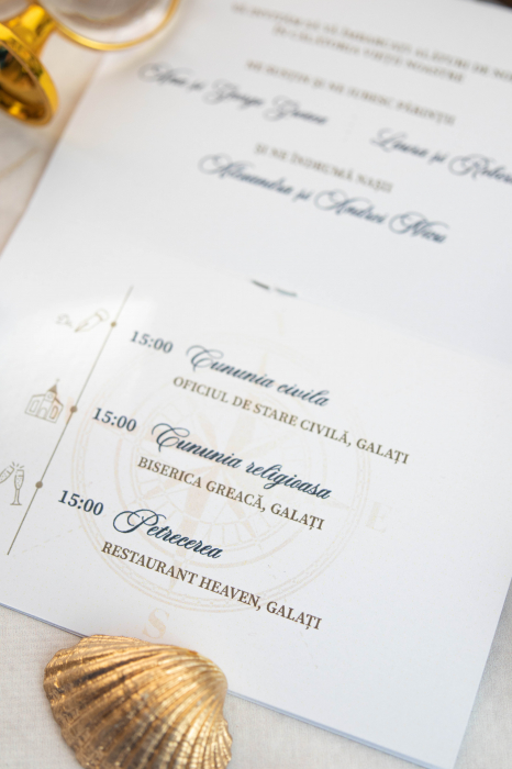 Invitatie de nunta Pasaport albastru [7]