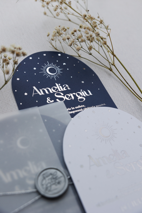 Invitatie de nunta Celestial arch [3]
