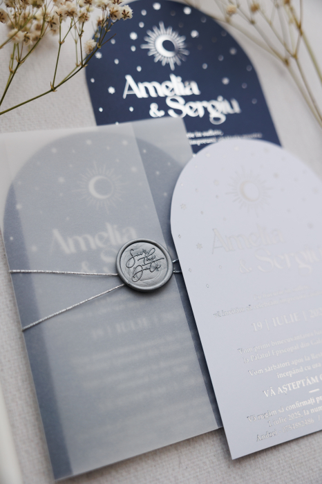 Invitatie de nunta Celestial arch [2]