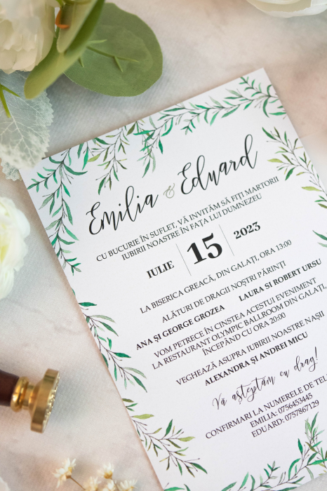 Invitatie de nunta Emiliana [3]