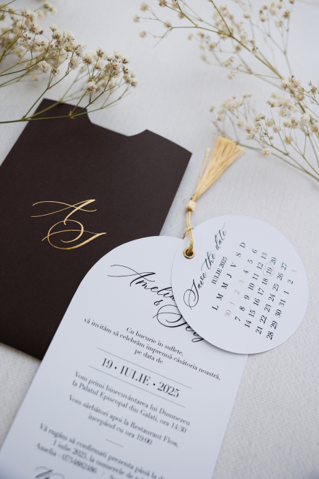 Invitatie de nunta Modern arch [3]