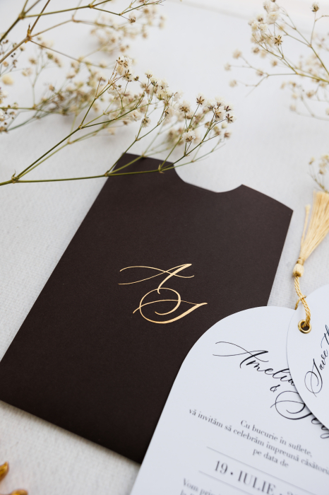 Invitatie de nunta Modern arch [2]