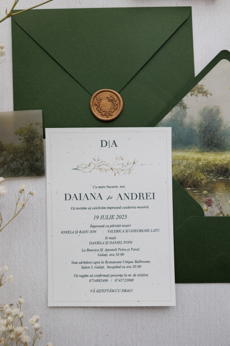 Invitatie de nunta Lake forest [6]