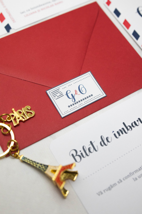 Invitatie de nunta Tichet de imbarcare [8]