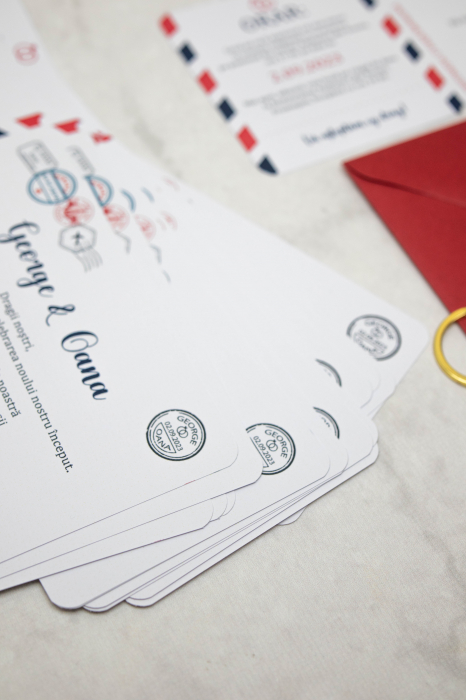 Invitatie de nunta Tichet de imbarcare [13]