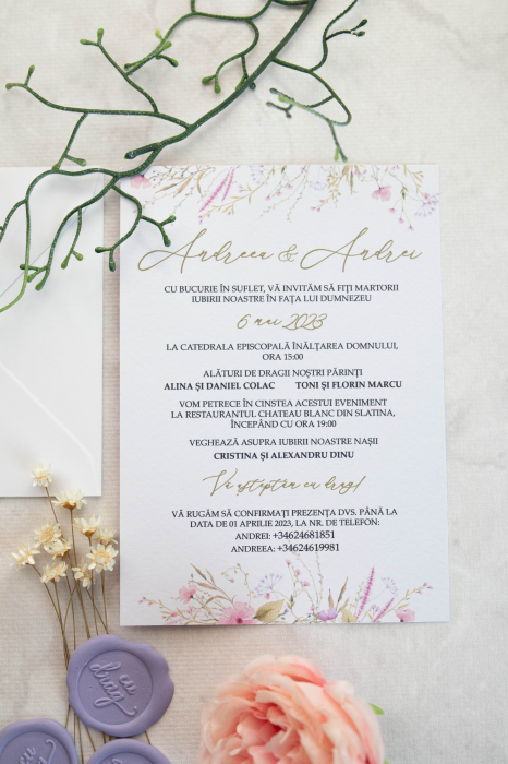 Invitatie de nunta Adele [3]