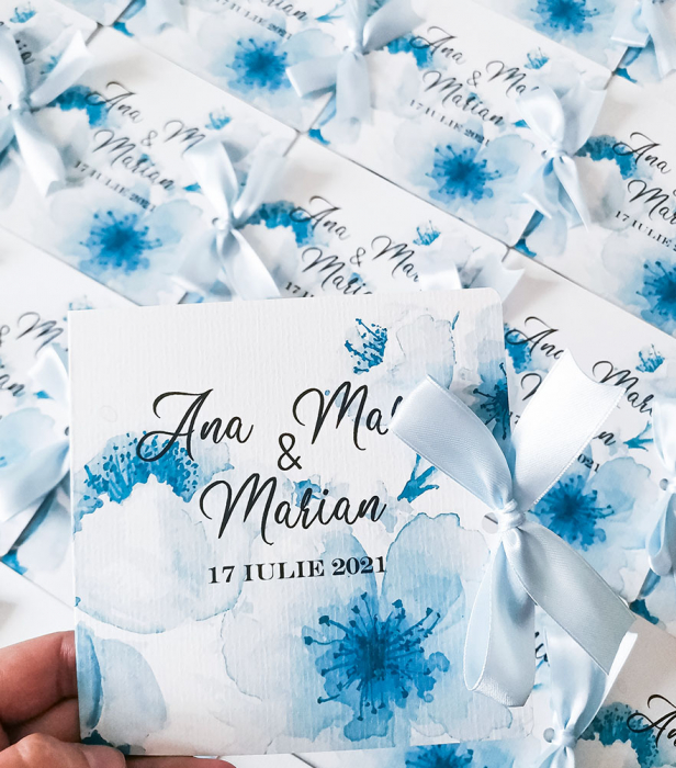 Invitatie de nunta Blue Lola [1]