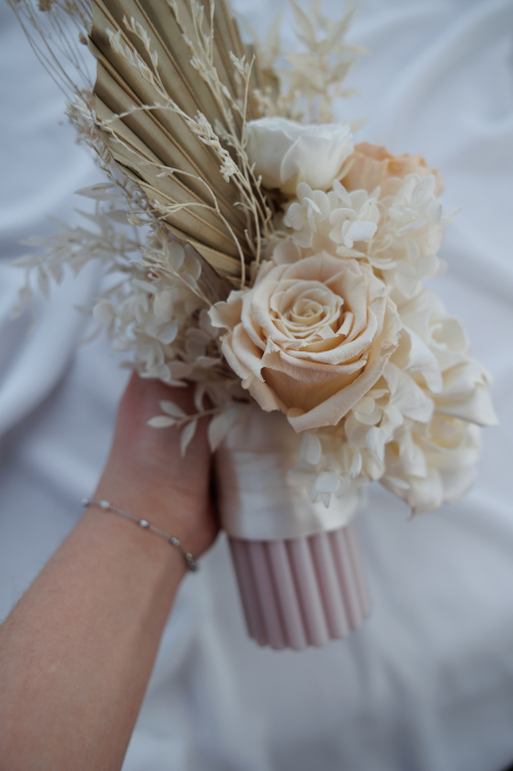 Lumanare botez Boho roses [4]