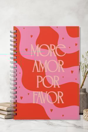 CADOURI - Agenda bullet journal cu folio rose gold - More amor por favor