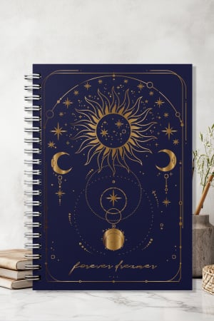 CADOURI - Agenda bullet journal cu folio auriu - Forever dreamer