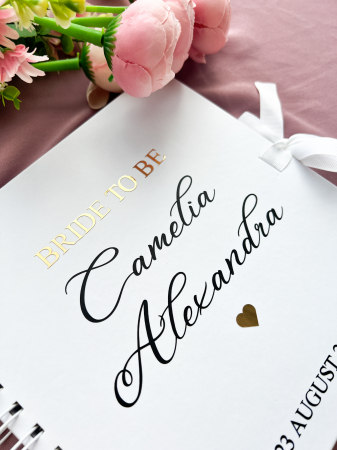 Agenda miresei personalizata cu nume [2]