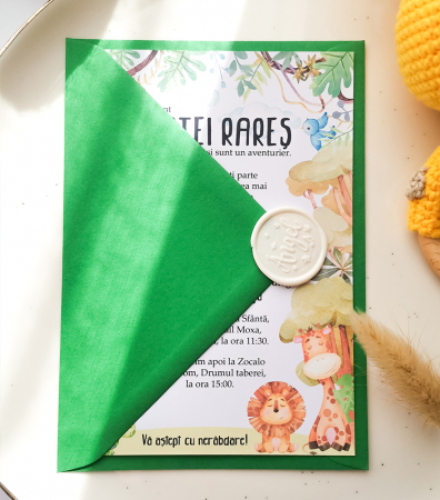Invitatie de botez Safari Joy [4]